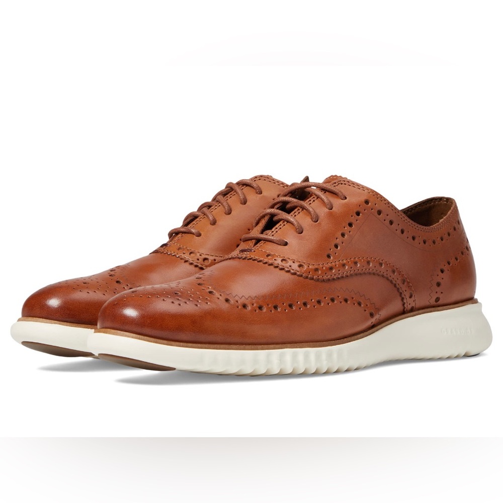 Sleek and stylish, the Cole Haan® 2.Zerogrand Wing Oxford